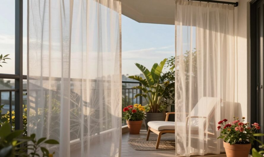 osłona na balkon